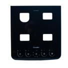 Mesa De Vidro Tampo Fogão Jade Glass E Agata Glass 4 Bocas