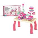 Mesa Didática Infantil Super Educativa 100 Blocos de Montar
