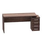 Mesa Diretora Com Pé Gaveteiro 04 Gavetas PE40 Pandin 1,84 M Walnut
