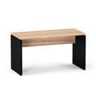 Mesa Diretora Pé Painel P25 Pandin 1,50 x 0,60 M Noce Naturale e Preto Mesa Diretora Pé Painel P25 Pandin 1,50 x 0,60 M Noce Naturale e Preto