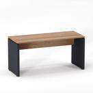 Mesa Diretora Pé Painel P25 Pandin 1,50 x 0,70 M Noce Naturale e Grafito Mesa Diretora Pé Painel P25 Pandin 1,50 x 0,70 M Noce Naturale e Grafito