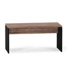 Mesa Diretora Pé Painel P25 Pandin 1,7 M Walnut e Preto Mesa Diretora Pé Painel P25 Pandin 1,7 M Walnut e Preto