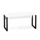 Mesa Diretora Tubular P25 Pandin 1,5x0,7 M Branco e Preto Mesa Diretora Tubular P25 Pandin 1,5x0,7 M Branco e Preto