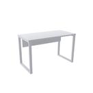 Mesa Diretora Tubular P25 Pandin 1,5x0,7 M Cinza Cristal