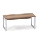Mesa Diretora Tubular P25 Pandin 1,7 M Noce Naturale e Cinza Mesa Diretora Tubular P25 Pandin 1,7 M Noce Naturale e Cinza