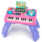 Mesa DJ para Bebês Basytodio Brinquedo Musical Infantil com Piano e Luzes Mesa DJ para Bebês Basytodio Brinquedo Musical Infantil com Piano e Luzes