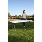 Mesa Dobrável 1.80m Maleta Portátil Camping Jardim Festa Bra