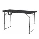 Mesa dobrável 1,20m robust portatil multiuso camping preta nautika Mesa dobrável 1,20m robust portatil multiuso camping preta nautika