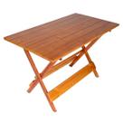 Mesa Dobrável 120x70 Madeira Maciça Bar Lanchonete Mel Mesa Dobrável 120x70 Madeira Maciça Bar Lanchonete Mel