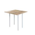 Mesa Dobrável 4 Lugares Expert Office Branco/Carvalho Montreal