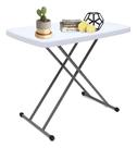 Mesa Dobrável Ajuste 3 Altura Multiuso 80x60 Camping Praia Branco