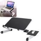 Mesa Dobravel Aluminio Multifuncional Suporte Ajustavel Articulavel 360 Mousepad Portatil Cama Sofa Home Offic