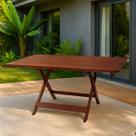 Mesa Dobrável Bar Restaurante 120x70 Madeira Maciça
