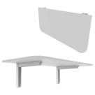 Mesa Dobrável de Parede 50x40cm Branca para Sala Cozinha Escritório
