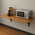 Mesa Dobrável de Parede com Suporte em Aço Funcional e Fácil de Instalar Mesa Dobrável de Parede com Suporte em Aço Funcional e Fácil de Instalar