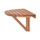 Mesa Dobrável de Parede Multifuncional para área Externa Legno Meu Móvel de Madeira - Jatobá