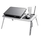 Mesa Dobrável e Ajustável com 2 Cooler para Notebook com Suporte a Copo Mesa Dobrável e Ajustável com 2 Cooler para Notebook com Suporte a Copo