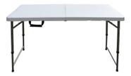Mesa Dobrável Importway 61x127cm Vira Maleta Camping Portátil Compacta e Resistente
