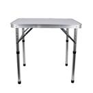 Mesa Dobrável Maleta em Alumínio 60x45cm transporte Piquenique Camping Portátil