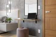 Mesa Dobravel Nogueira 1,5x40x90cm com suport Preto