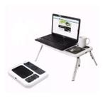 Mesa Dobrável Notebook Tablet 2 Cooler Mousepad Cabo Usb