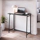 Mesa Dobrável Portátil 80cm x 77,5cm Industrial Pés em Metal