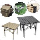 Mesa Dobrável Portátil Articulada Leve Camping Praia Campo