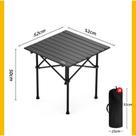 Mesa dobrável Portátil desmontável Acampamento Camping 52cm x50 cm