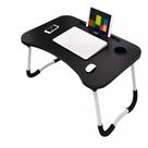 Mesa Dobrável Portátil Notebook Home Office Tablet Suporte Copo Servir Cozinha