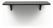 Mesa Dobrável Preta 100x50 Para Sala De Jantar Elegante Preto