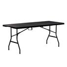 Mesa Dobrável Rattan M180R - Grafite - Versatilidade e Resistência Mesa Dobrável Rattan M180R - Grafite - Versatilidade e Resistência
