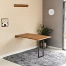Mesa Dobrável Retrátil de Parede Mdf 120x75cm Noronha