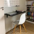 Mesa Dobrável Retrátil MDF 100x50cm Multiuso para Estudo ou Jantar