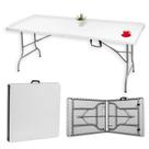 Mesa Dobrável Tipo Maleta Prática e Durável 152x60cm Branca - WAW Design Mesa Dobrável Tipo Maleta Prática e Durável 152x60cm Branca - WAW Design