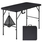 Mesa Dobrável VECELO 122 cm Portátil Resistente com Alça