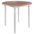 Mesa Drop Leaf Ergode Wood Sorella Round Farmhouse Style