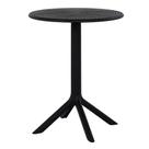 Mesa Drops Redonda Polipropileno Preto - 75802 Mesa Drops Redonda Polipropileno Preto - 75802