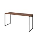Mesa Dynamica 150x60x75cm Nogal - Est.preta Nogal - Est.preta Mesa Dynamica 150x60x75cm Nogal - Est.preta Nogal - Est.preta