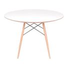 Mesa Eames Eiffel Redonda 90cm - Branca