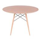 Mesa Eames Eiffel Redonda 90cm - Freijó