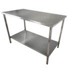 Mesa em Aço Inox 110x70x90 cm Plano Liso Nortinox Mesa em Aço Inox 110x70x90 cm Plano Liso Nortinox