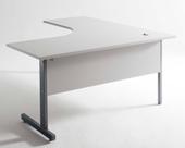 Mesa em L Branca Mdp 15mm med.: 1200x600x740mm
