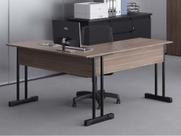Mesa Em L Com 2 Gavetas Com Chave Empresa