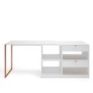 Mesa Em L Computador Escritório Canto Industrial Retrô