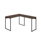 Mesa Em L Dynamica Office 120x140x75cm Nogal - Nogal - Mesa Em L Dynamica Office 120x140x75cm Nogal - Nogal -