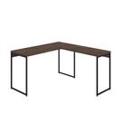 Mesa Em L Dynamica Office 135x140x75cm Nogal - Nogal - Mesa Em L Dynamica Office 135x140x75cm Nogal - Nogal -