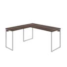 Mesa Em L Kuadra Diretor 150x150x75cm Nogal - Nogal -