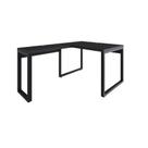 Mesa Em L Operacional 120x160x75cm Yon Preto Preto Mesa Em L Operacional 120x160x75cm Yon Preto Preto
