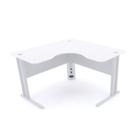 Mesa em l p/ escritório 140x140 pandin maxxi - branco