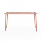 Mesa em Metal Briss Retangular 68 cm x 136 cm Marsalla Mesa em Metal Briss Retangular 68 cm x 136 cm Marsalla